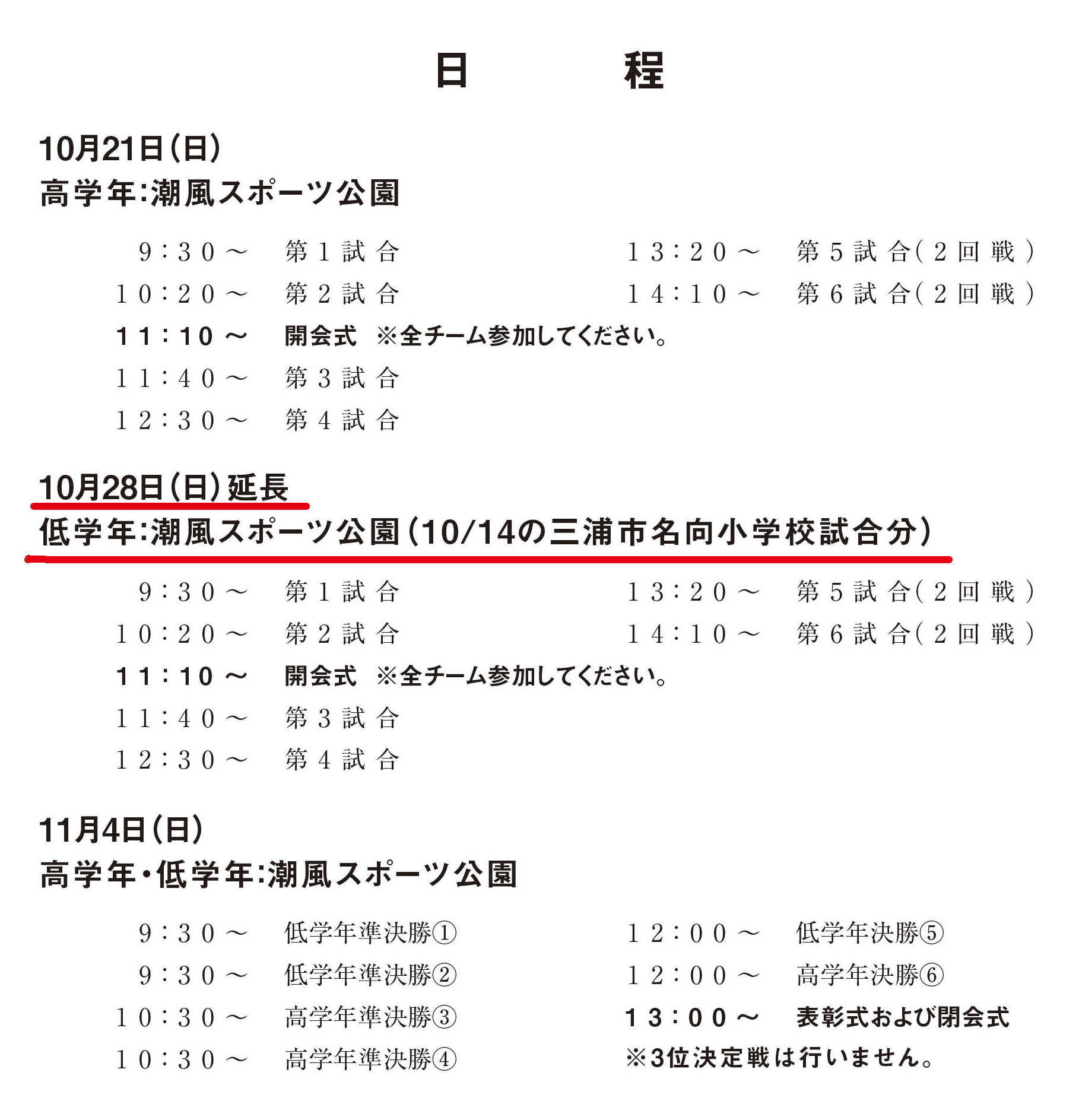 第33回 湘南少年サッカー大会